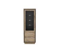 Vitrina alta 1 puerta 4 estantes helsinki
