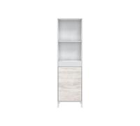Vitrina alta beige y blanco vanya ii