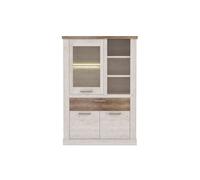 Vitrina baja 3 puertas verona roble antiguo