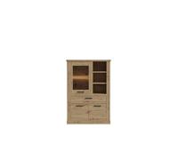 Vitrina baja arezzo roble artisán