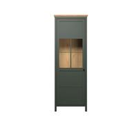 Vitrina con iluminación led incluida y 1 puerta h198 cm - stanton