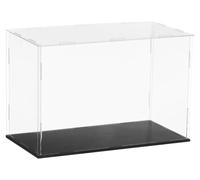 Vitrina de acrílico con base negra - 30x15x20 cm
