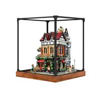Vitrina de acrílico para Lego 10350 Tudor Corner modelo (sin modelo de ladrillos), opción A