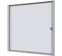 Vitrina de anuncios para interiores eurokraft basic, pared posterior de metal