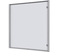 Vitrina de anuncios para interiores eurokraft basic, pared posterior de metal