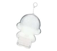 Vitrina de Figuras Transparentes con Cadena, Estuche Protector de Figuras acrílicas Transparentes, para Llevar muñecos de Peluche, exhibición a Prueba de Polvo
