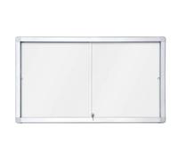 VITRINA DE ROCADA CON PUERTA CORREDERA Y SUPERFICIE LACADA EN BLANCO TAMAÃ‘O 18xA4