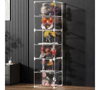 Vitrina de vidrio acrílico para sala de estar, coleccionables, estante de almacenamiento Dusoof para colección Rock (48 pulgadas)