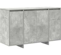 Vitrina Gris hormigón 120 x 41 x 75 cm Madera contrachapada