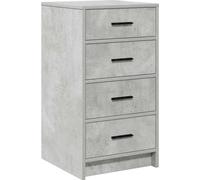 Vitrina Gris hormigón 40 x 41 x 75 cm Madera contrachapada