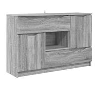 Vitrina Gris Sonoma 100 X 30 X 65,6 Madera De Ingeniería Vidaxl