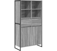 Vitrina Gris Sonoma 81 x 36 x 150.5 cm Madera contrachapada