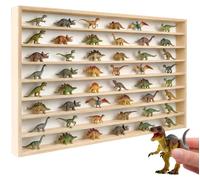 Vitrina horizontal de madera Creative Deco para figuras de colección, 8 niveles