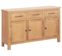 Vitrina Marrón 112 x 33.5 x 70 cm Madera de roble sólida