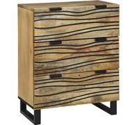 Vitrina Marrón 60 x 33.5 x 75 cm Madera maciza de Mango