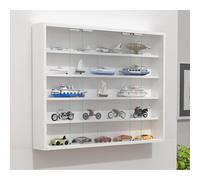 Vitrina mural de cristal de madera Vitrina mural Vitrina colectora Agisa L Vitrina mural de cristal de madera Vitrina mural Vitrina colectora Agisa L Blanco