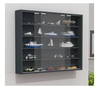 Vitrina mural de cristal de madera Vitrina mural Vitrina colectora Agisa L Vitrina mural de cristal de madera Vitrina mural Vitrina colectora Agisa L Antracita
