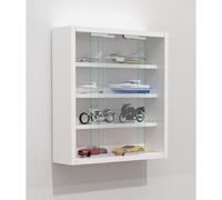 Vitrina mural de cristal de madera Vitrina mural Vitrina de coleccionista Agisa S Vitrina mural de cristal de madera Vitrina mural Vitrina de coleccionista Agisa S Blanco
