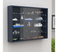 Vitrina mural de cristal de madera Vitrina mural Vitrina de coleccionista Drivalo L Vitrina mural de cristal de madera Vitrina mural Vitrina de coleccionista Drivalo L Antracita