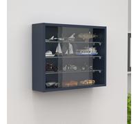 Vitrina mural de cristal de madera Vitrina mural Vitrina de coleccionista Drivalo S Vitrina mural de cristal de madera Vitrina mural Vitrina de coleccionista Drivalo S Antracita