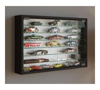 Vitrina mural de madera vitrina mural Vitrina de coleccionista Mandosa XL Vitrina mural de madera vitrina mural Vitrina de coleccionista Mandosa XL Negro