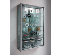 Vitrina mural Vitrina colgante Vitrina de cristal Vitrina mural Vitrosa Mini Vitrina mural Vitrina colgante Vitrina de cristal Vitrina mural Vitrosa Mini plata
