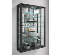 Vitrina mural Vitrina colgante Vitrina de cristal Vitrosa Mini espejo Vitrina mural Vitrina colgante Vitrina de cristal Vitrosa Mini espejo Negro