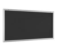 Vitrina para interiores y exteriores apertura de puerta 180° hacia abajo