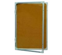 Vitrina Rocada - Puerta Apertura Horizontal - Superficie en Corcho - Tamaño 24xa4 - Escritorios de Oficina en Casa