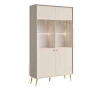 Vitrina Rose 105,5x40,5x191cm 2 Puertas Variación Disponible