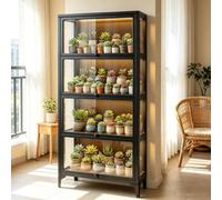 Vitrinas Para Colecciones Estanteria Con Puertas De Vidrio Armario Metalico | Prateleiras Arrumação Prateleira Cozinha Vitrina Cristal Salon Alta Grande Libreria Con Puertas De Moderna
