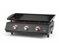 Vitrokitchen PG330NB - Plancha a gas con 3 quemadores 7,5 kW