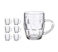 VIVALTO 67636 Estilo Tradicional Reino Unido Jarra Cerveza con asa 280 ml Pack 6 unidades280 ml.