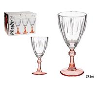 Vivalto Copa de Vino Color Salmón 275ml (Pack de 36)