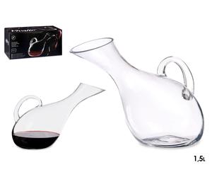 Vivalto Decantador Inclinado 1,5L Transparente Pack de 6
