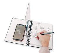 Viviva - Cuaderno de dibujo y bocetos EASY, tamaño A5, 32 hojas, papel Lessebo Design con espejo proyector, encuadernado en piel sintética premium, perfecto para acuarela