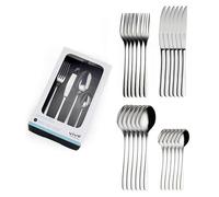 vivo - Villeroy & Boch Group - New Fresh Basic Set de Cubiertos, 24 Piezas Stainless Steel, Apto para Lavavajillas, Cubertería 6 Personas, Set Cubierto, Acero Inoxidable