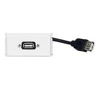 Vivolink wi221275 toma de corriente usb blanco