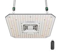 VIVOSUN AeroLight A100SE - Lámpara de cultivo LED de espectro completo de 100 W con ventilador de circulación integrado y controlador GrowHub E25
