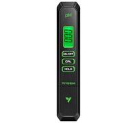 VIVOSUN Metro de pH Digital de Tipo Pluma, Alta Precisión de 0,01 pH, Certificado UL, Medidor Portátil para Hidroponía, Agua Potable Doméstica, Piscina y Acuario, Negro