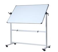 VIZ-PRO Pizarra blanca móvil de doble cara, 1800x1200mm