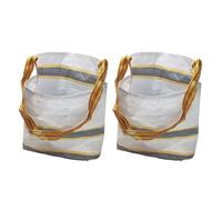 VlHpnpe Espaciosas bolsas para recoger contenedores con múltiples, 35 x 35 | Amplio almacenamiento para colección de frutas y verduras con agarre cómodo para el mercado de agricultores y salidas