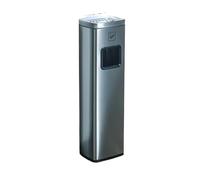 VNwizribc Bote de basura metal for exteriores | Multicolor 82x19,3x23,8cm Hogar Jardín Oficina Exterior Pub: Eliminación de residuos(Silver)