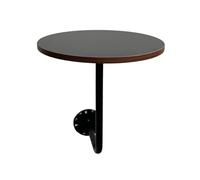 VNwizribc Mesa Bar Redonda de Pared Madera y Hierro | 35/40 cm de diámetro for oficina, dormitorio, balcón, recepción(1005,Diameter 35cm)