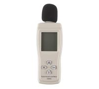 VOANZO Sonómetro digital con pantalla LCD, decibelios, alta precisión y calidad de sonido, Messmonitor, de 30 a 130 dBA.