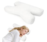 vocheer Almohada Antiarrugas, Almohadas de Belleza Ajustables que Proporcionan Apoyo para el Cuello y Alivio del Dolor, Almohada Alternativa de Plumón Agradable a la Piel, Almohadas Ergonómicas con