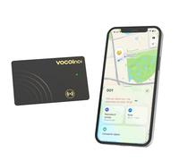 VOCOlinc Recargable Wallet Tracker Ultradelgado 1.6mm, Air Tag Card Localizador Compatible con Apple Buscar App (Solo iOS, Android Not Supported), Buscador de Objetos para Cartera, Maletas, Pasaporte