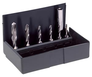 Völkel Juego broca macho roscar combi HSS-G HSS-G UNC 8-3/8 6 UDS.