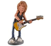 VOGLER Joh. Vogler GmbH Funny Life - Rockstar Dave, una Virgen de Hierro, colección Warren Stratford, de piedra artificial, pintada a mano.