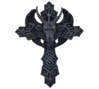 VOGLER Joh. Vogler GmbH Místico Relieve Pared Cráneo Baphomet en Cruz